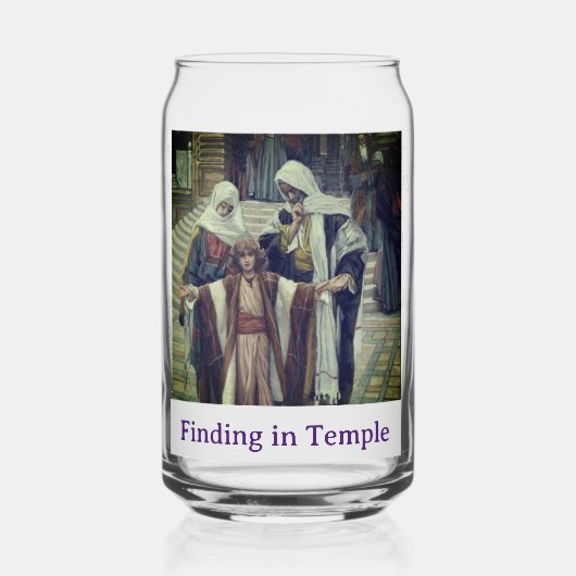 Traditionele kerst vreugdevolle mysteries kunnen g blikvorm glas (Voorkant)