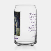 Traditionele kerst vreugdevolle mysteries kunnen g blikvorm glas (Links)