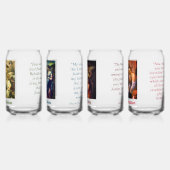 Traditionele Kerst Vrolijke Mysteries Blikvorm Glas (Links)