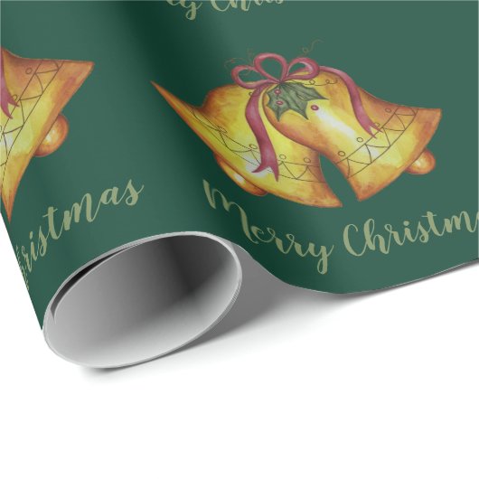 Traditionele kerstakelfeestdag cadeaupapier (Rol Hoek)