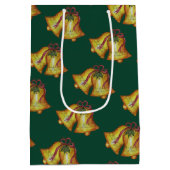 Traditionele kerstakelfeestdag medium cadeauzakje (Achterkant)