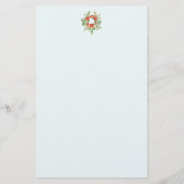 Traditionele kerstbeker briefpapier (Voorkant)