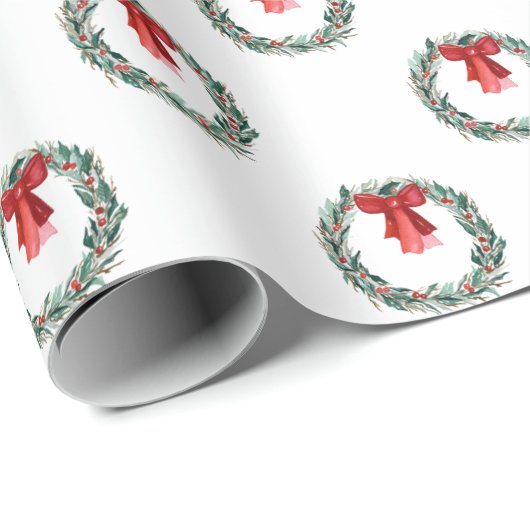 Traditionele kerstbeker met roodbaars cadeau cadeaupapier (Rol Hoek)