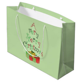 Traditionele Kerstboom en Kerstcadeaus Klassiek Groot Cadeauzakje