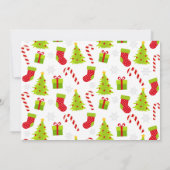 Traditionele Kerstboom Giftcardhouder Kaart (Achterkant)