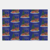 Traditionele Kerstboom Inpakpapier Vel (Voorkant 3)