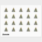 Traditionele kerstboom Stickers (Vel)