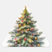 Traditionele kerstboom Stickers (Voorkant)