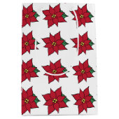 Traditionele kerstcadeautas met kerstcadeaus voor  medium cadeauzakje (Voorkant)