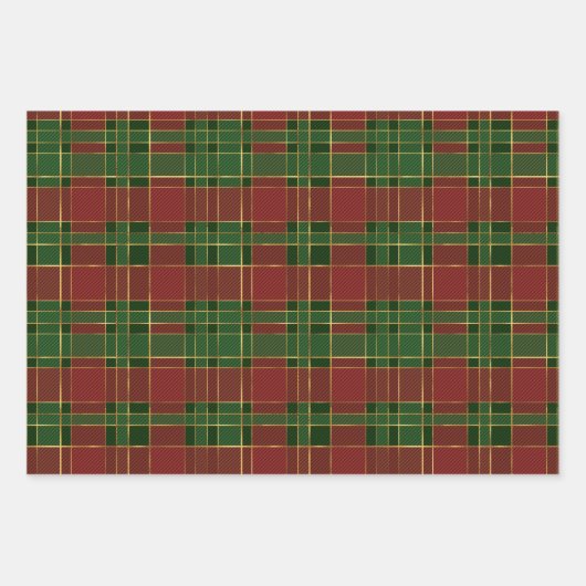 Traditionele kerstcadeautjes inpakpapier vel (Voorkant)