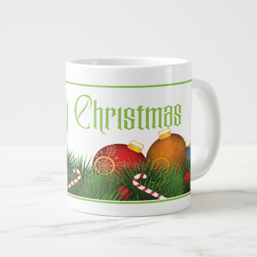 Traditionele kerstcadeautjes met Ornament Grote Koffiekop (Voorkant rechts)