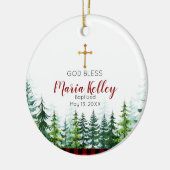 Traditionele kerstcadeautjes voor meisjes keramisch ornament (Links)