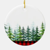 Traditionele kerstcadeautjes voor meisjes keramisch ornament (Achterkant)