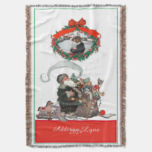 Traditionele kerstfeestdag voor kerstfeestdagen deken