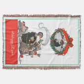 Traditionele kerstfeestdag voor  kerstfeestdagen deken (Voorkant)