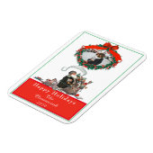 Traditionele kerstfeestdag voor  kerstfeestdagen magneet (Linkerzijde)