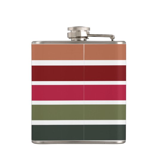 Traditionele kerstgridmeester Hip Flask Heupfles (Achterkant)