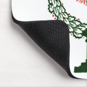 Traditionele kerstkaars muismat (Hoek)