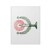 Traditionele kerstkaars notitieblok (Linkerzijde)