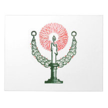 Traditionele kerstkaars