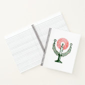 Traditionele kerstkaars notitieboek (Binnen)