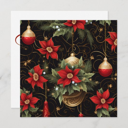 Traditionele kerstkaart (Voorkant / Achterkant)