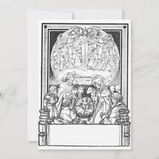 Traditionele kerstkaart (Voorkant)