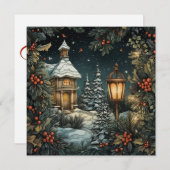 Traditionele kerstkaart (Voorkant / Achterkant)