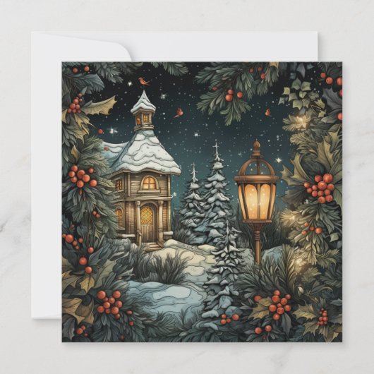 Traditionele kerstkaart (Voorkant)