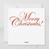 Traditionele kerstkaart (Achterkant)