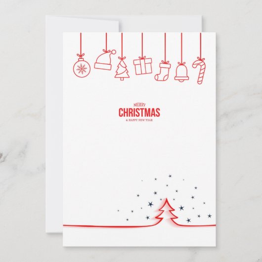 Traditionele kerstkaart | Fijne Kerstmis (Voorkant)