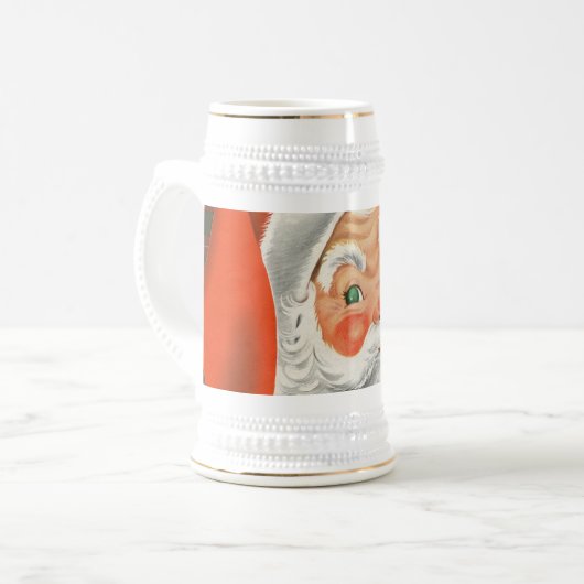 Traditionele  kerstkerst bierpul (Voorkant links)