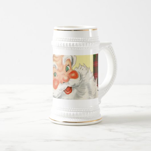 Traditionele  kerstkerst bierpul (Voorkant rechts)