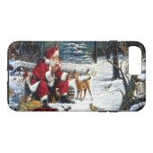 Traditionele kerstkerstman in het park Case-Mate iPhone case (Achterkant (Horizontaal))