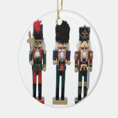Traditionele kerstkraker keramisch ornament (Links)