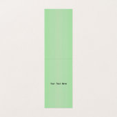 Traditionele kerstman met sneeuwbomen met dieren visitekaartje (Binnenkant ongevouwen)