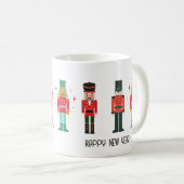 Traditionele Kerstman Notenkraker Vrolijk Kerstfee Koffiemok (Voorkant rechts)