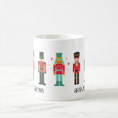 Traditionele Kerstman Notenkraker Vrolijk Kerstfee Koffiemok (Center)