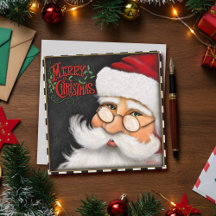 Traditionele Kerstman Prettig Kerstfeest Vakantie