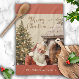 Traditionele Kerstman Theedoek