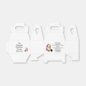 Traditionele Kerstman Zakelijke Visitekaart Bedankdoosjes (Uitgevouwen)