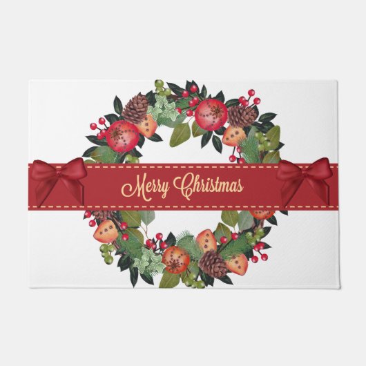 Traditionele kerstmat deurmat (Voorkant)