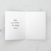 Traditionele Kerstmis Feestdagen Kaart (Binnen)