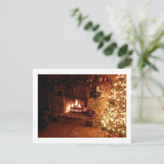 TRADITIONELE KERSTMIS FEESTDAGENKAART (Staand voorkant)