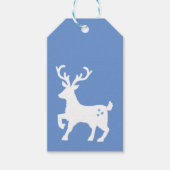 Traditionele Kerstmis Winter Scene Cadeaulabel (Voorkant)
