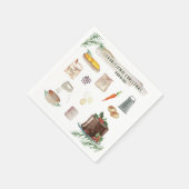 Traditionele Kerstpudding | Kerstfeest Servet (Hoek)