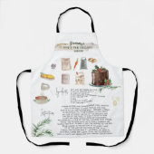 Traditionele kerstpudding | Recipe Heirloom Schort (Voorkant)
