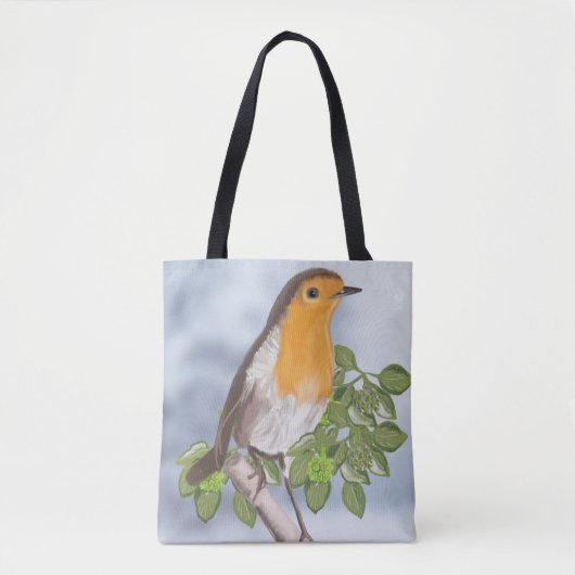 Traditionele kerstRobin en Ivy Tote Bag (Voorkant)