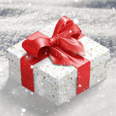 Traditionele kerstrode, vaste kleuren satijnen lint