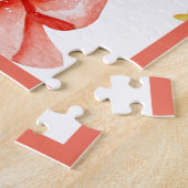 Traditionele kerstsneeuwWaterverf Fun Legpuzzel (Zijkant)